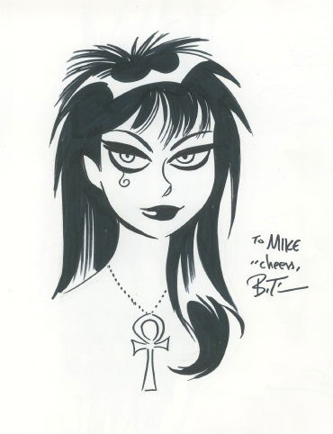 Death - Bruce Timm, in MIKE SHARPE's August 2011: Vertigo Comic Art ...