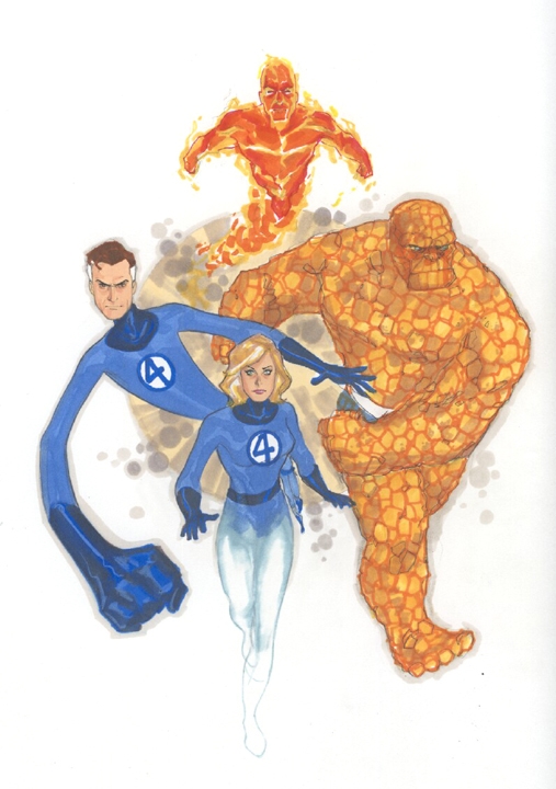 Phil Noto - FF, in Bill M's July 2005: Fantastic Four Comic Art Gallery ...