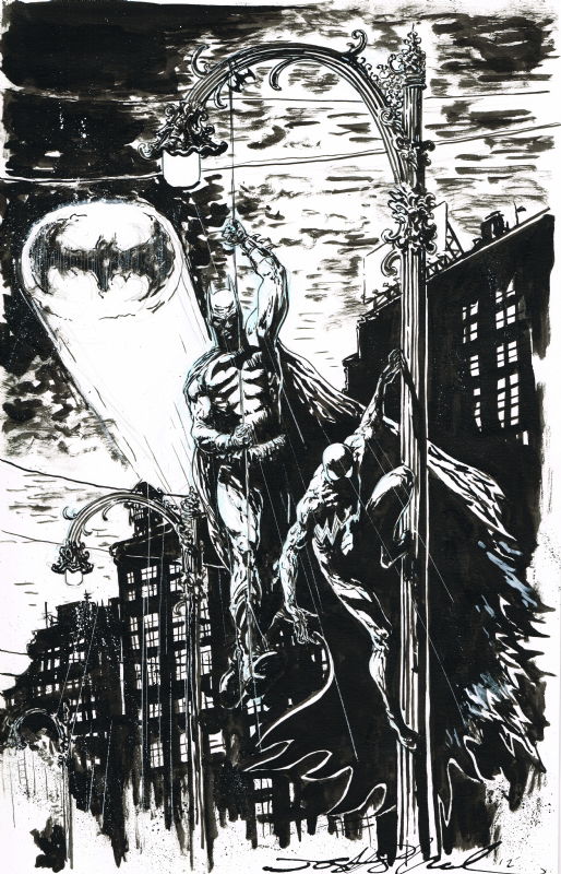 Batman and Spidey hanging around., in josh skeel's July 2012: Spider ...