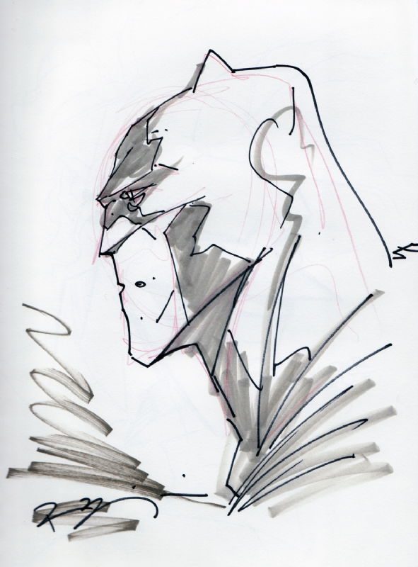 Ryan Benjamin Batman, in Kraig Przybylski's July 2012