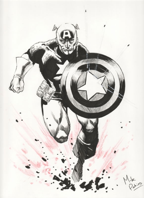 Mike Perkins Captain America, in mark depolito's April 2014: Captain ...