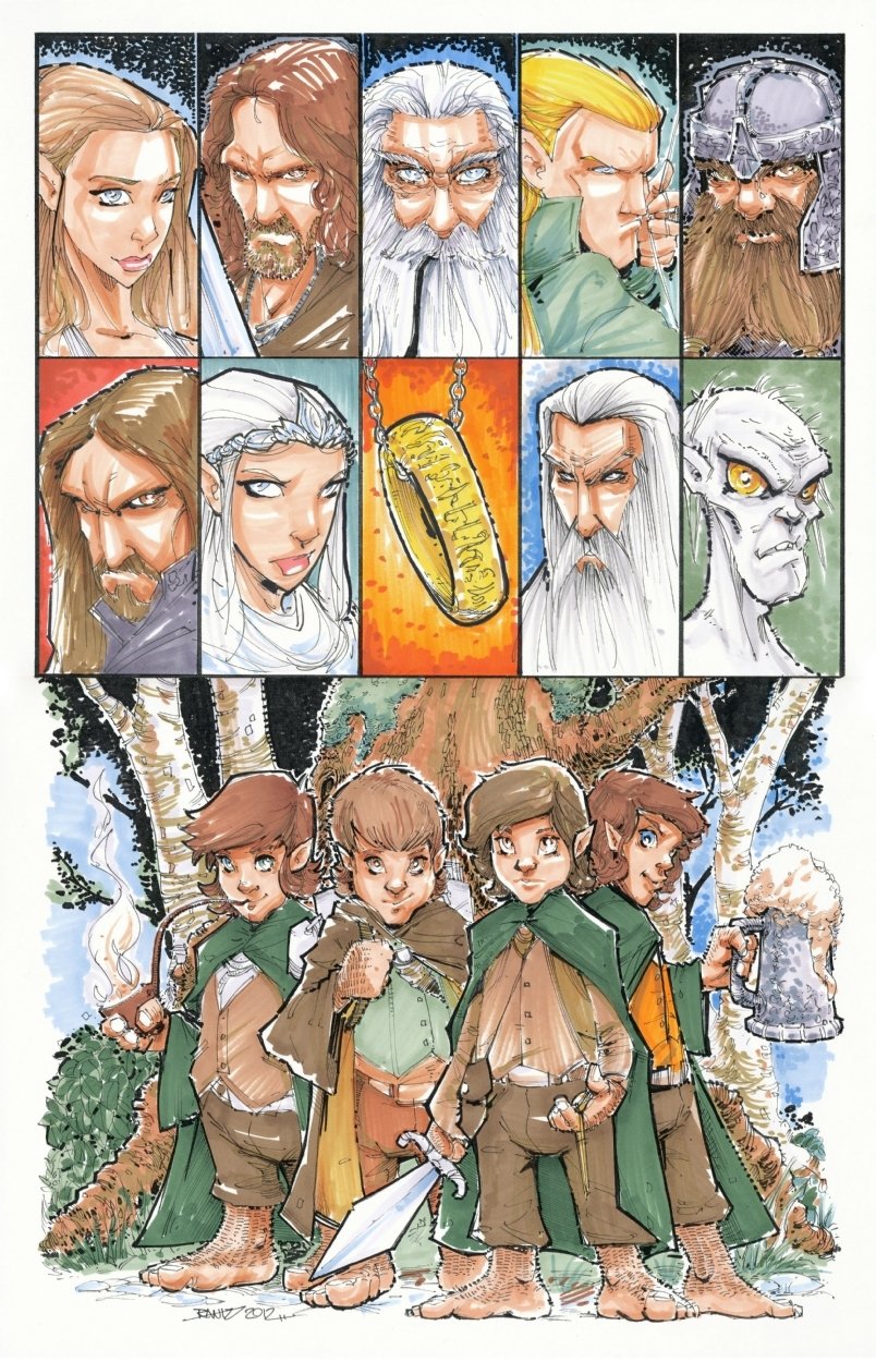 Lord of the Rings by Randy "Rantz" Kintz, in the December 2014 The