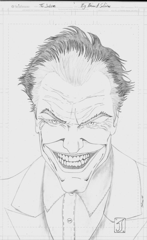 Joker pencils, in Brian Salinas's July 2015: Diminutive Heroes and Bad ...