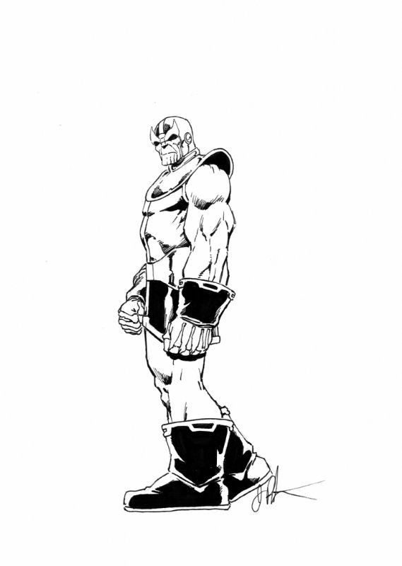 Thanos by Jim Starlin, in Colin Solan's April 2019: Avengers Infinity ...