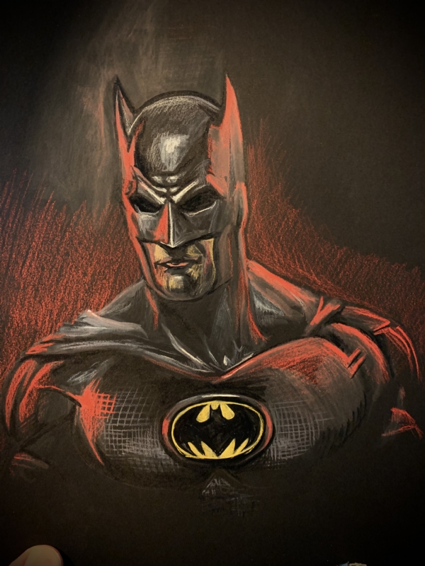 THE BATMAN by Patrick Hatfield, in the March 2022: The Batman Comic Art  Sketchbook