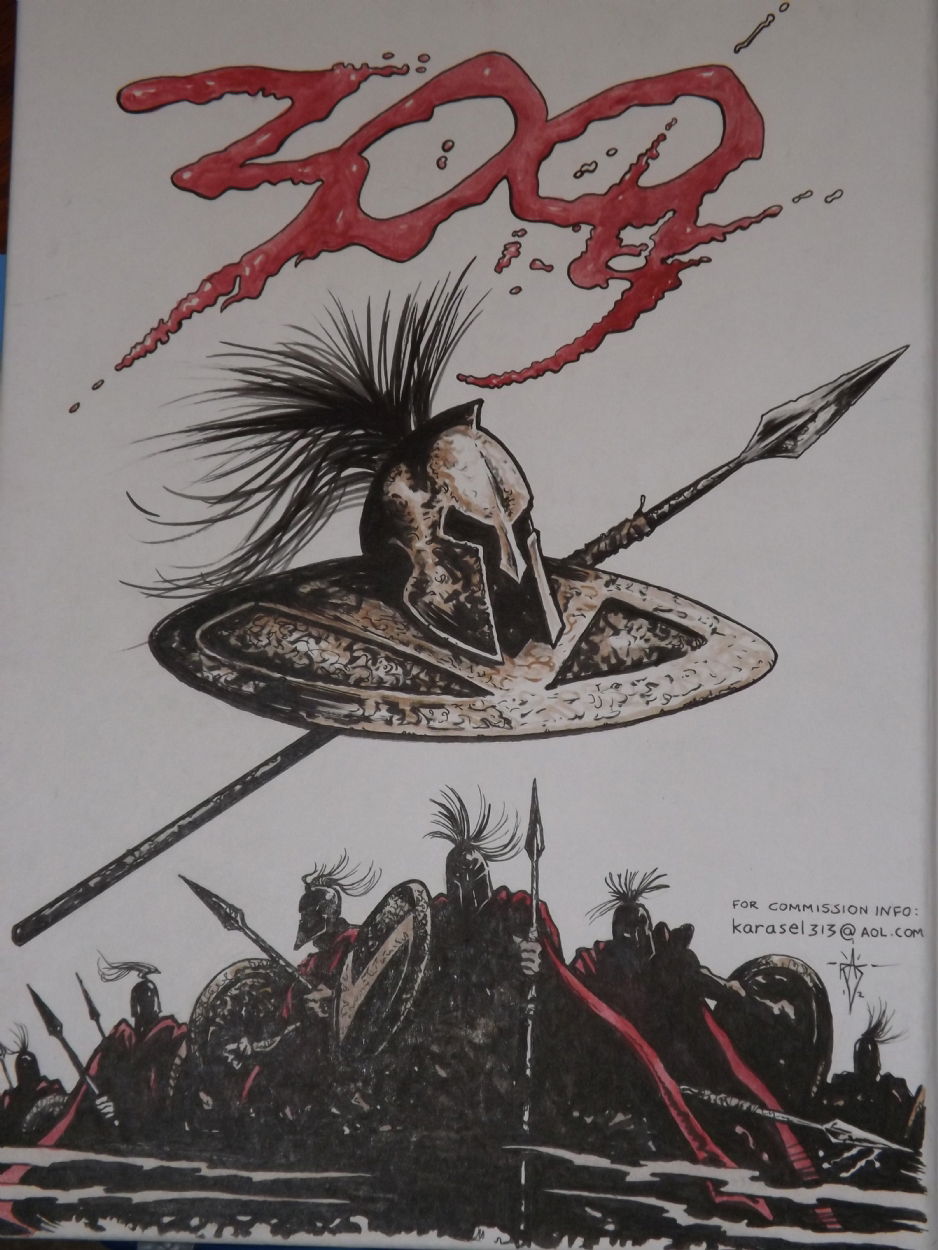 The 300 In Ronald Shepherds December 2022 Ts Comic Art Gallery Room