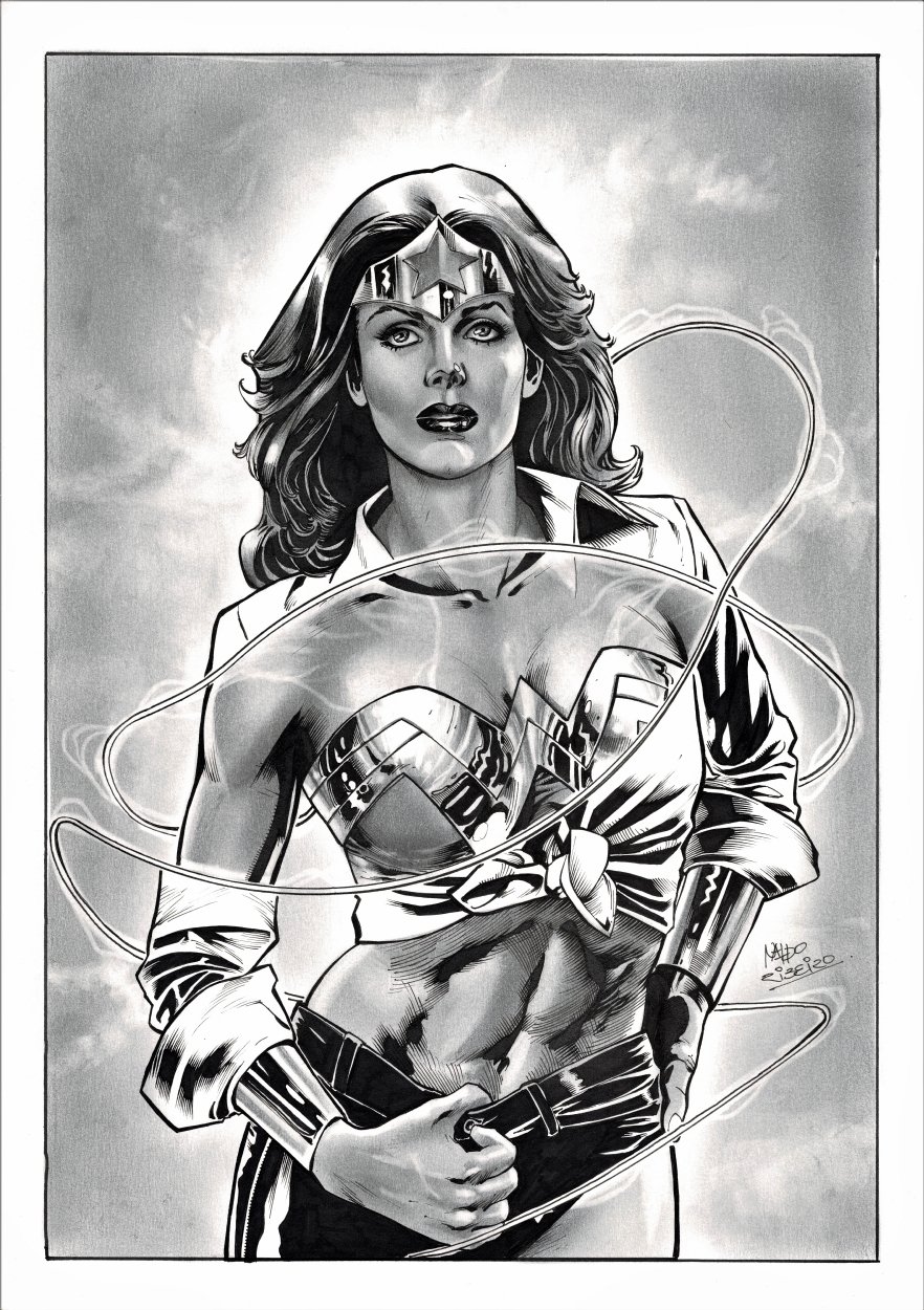 Wonder Woman, in Ronald Shepherd's January 2023: Super Heroines Comic Art  Gallery Room