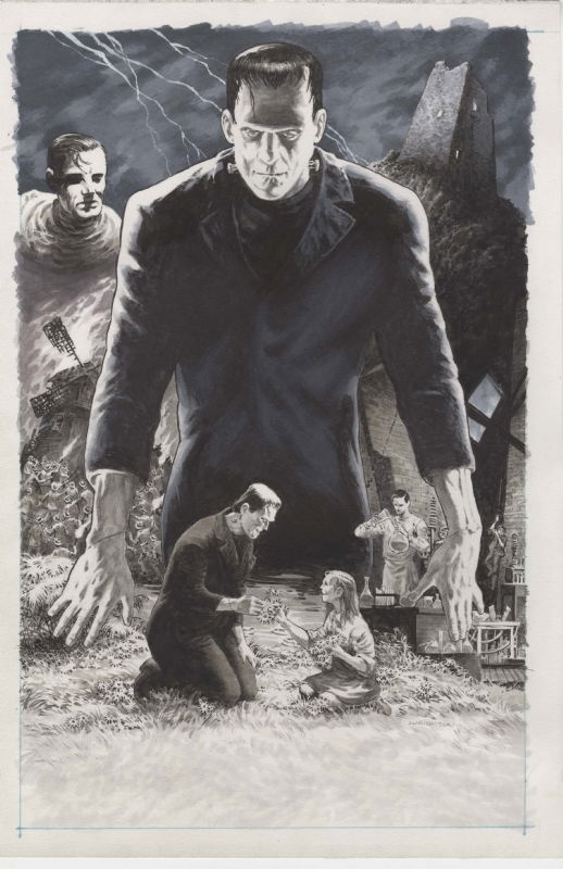 Bernie Wrightson - Frankenstein Poster, In Matt Moore's August 2023 ...