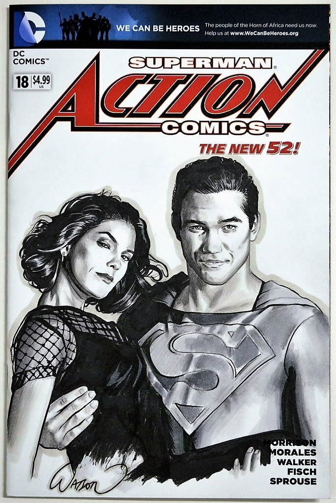 Superman & Lois Lane by John Watson, in Larry Wilson's October 2023