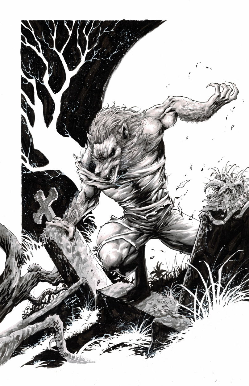 Werewolf by Night, in the October 2022: Children of the Night Comic Art  Sketchbook