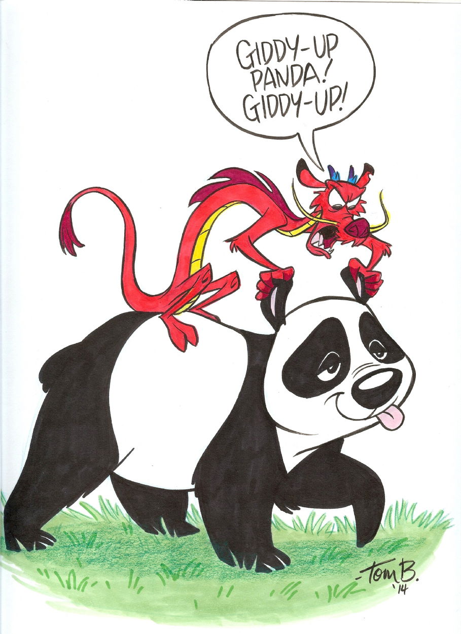 Mushu on Panda by Tom Bancroft, in Alex Johnson's May 2024: Heroes and ...