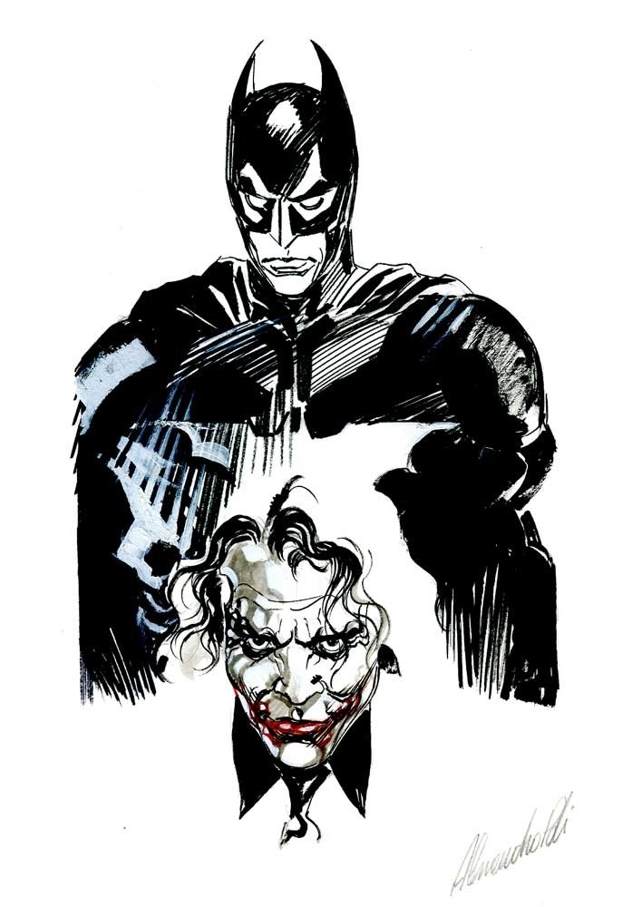 POLI : Batman & Joker, in Claudio Morini's July 2008: The Dark Knight ...