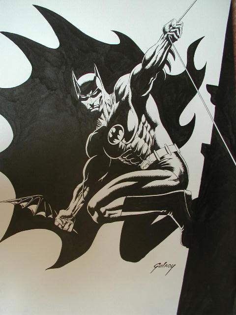 Batman-Paul Gulacy, in Achim Reinecke's July 2008: The Dark Knight Comic  Art Gallery Room