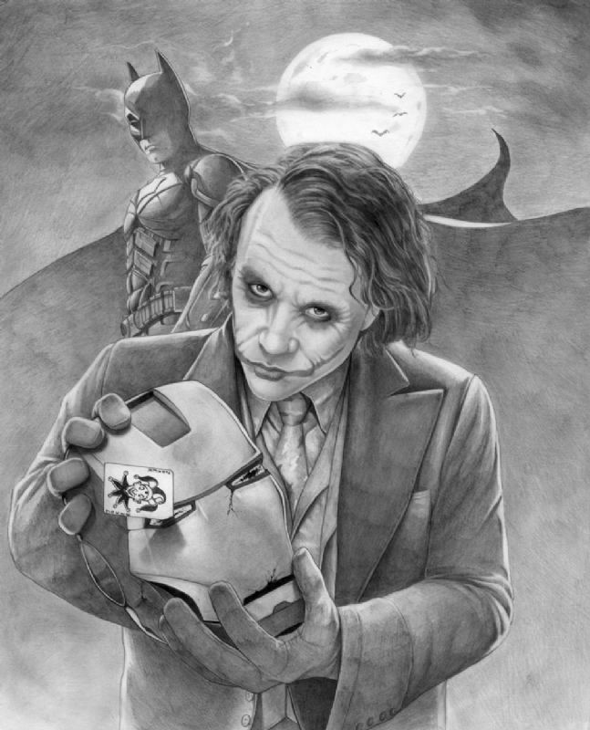 Box Office Winner 2008 by Ron Rousselle II, in Brian Jones's July 2008: The Dark  Knight Comic Art Gallery Room