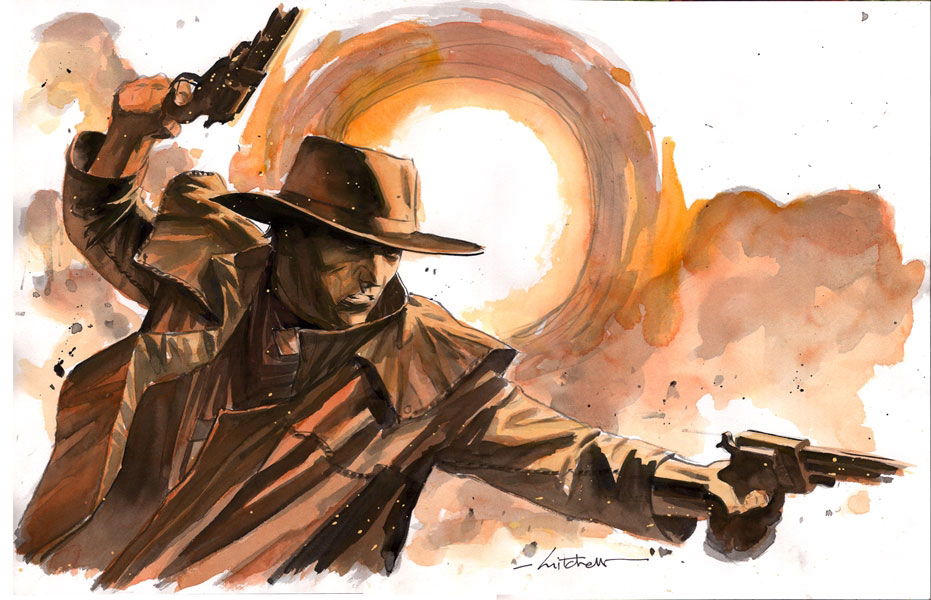 Roland The Gunslinger In George Cassidy S August Cowboy And