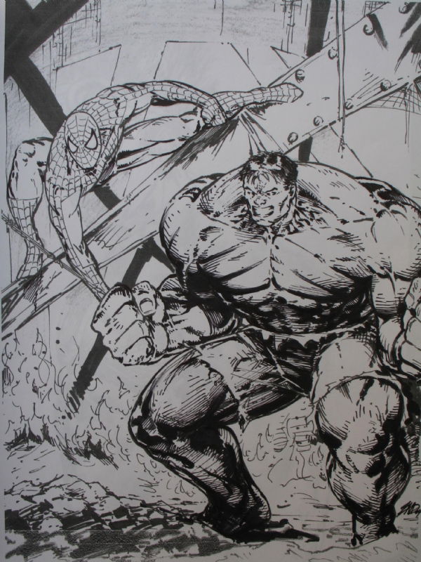 Spider-man and The Hulk, in Eric Ninaltowski's December 2006: Golden ...