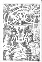 Unpublished Silver Surfer & Galactus Comic Art