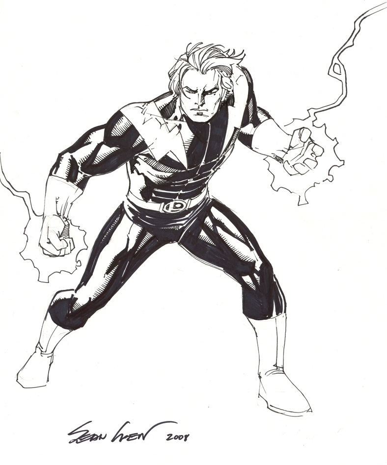 Lightning Lad by Sean Chen, in the June 2010: DC's Legion of ...