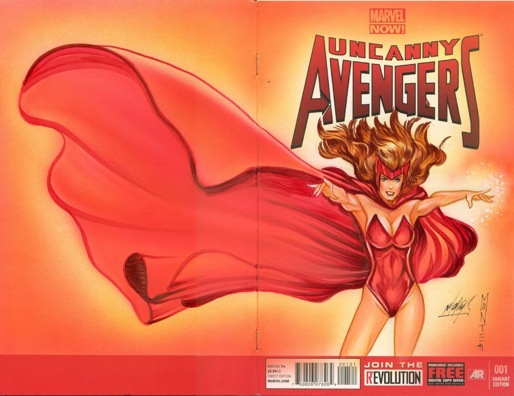 Buy Scarlet Witch #1 Red Blank Variant