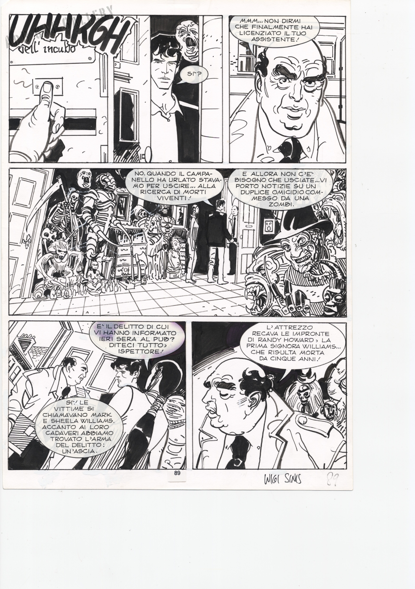 Dylan Dog Speciale # 9 pag.89 Comic Art