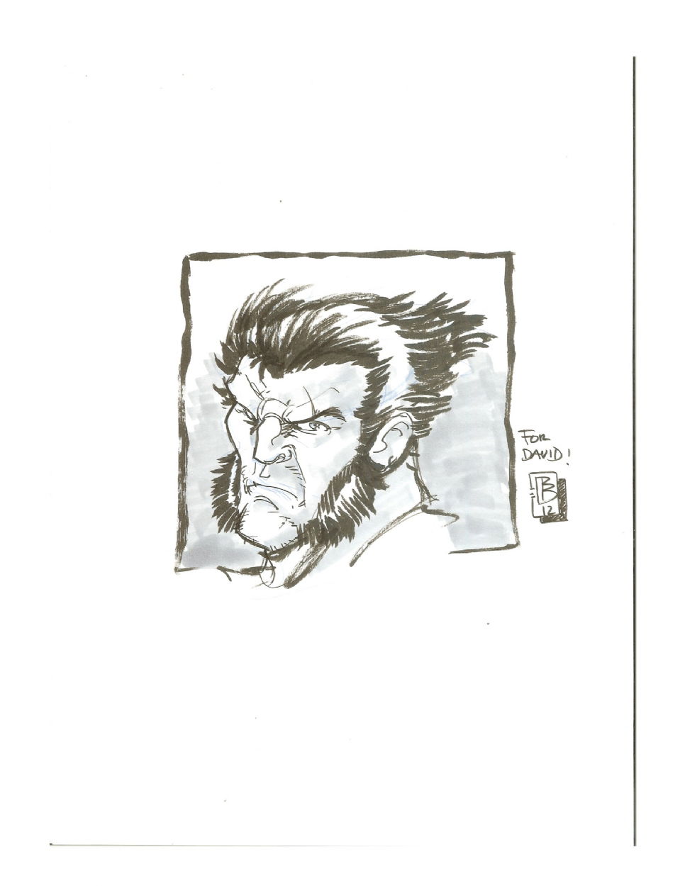 Wolverine, David Baldeon, in David Turken's NYCC 2012 Sketches Comic ...