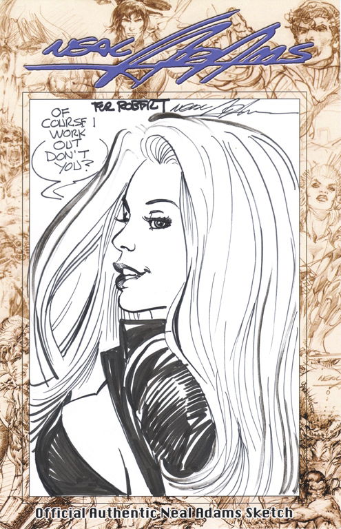 Neal Adams - Black Canary, in Robert Lovato's Main Hall Comic Art ...