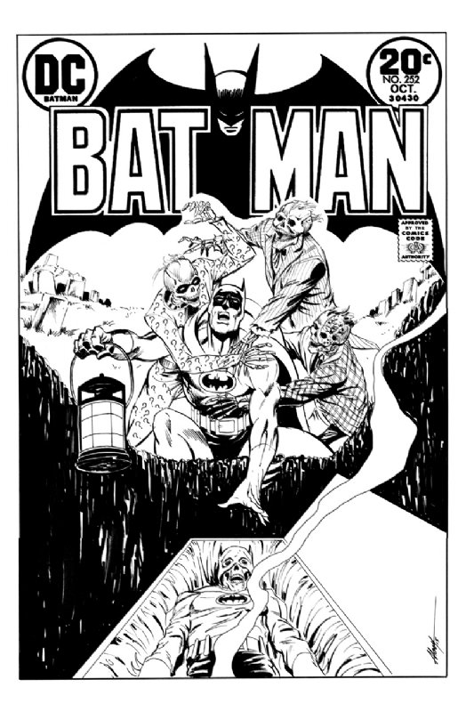 Batman #252 Cover Homage, in Greg Gross's MC Wyman Comic Art Gallery Room