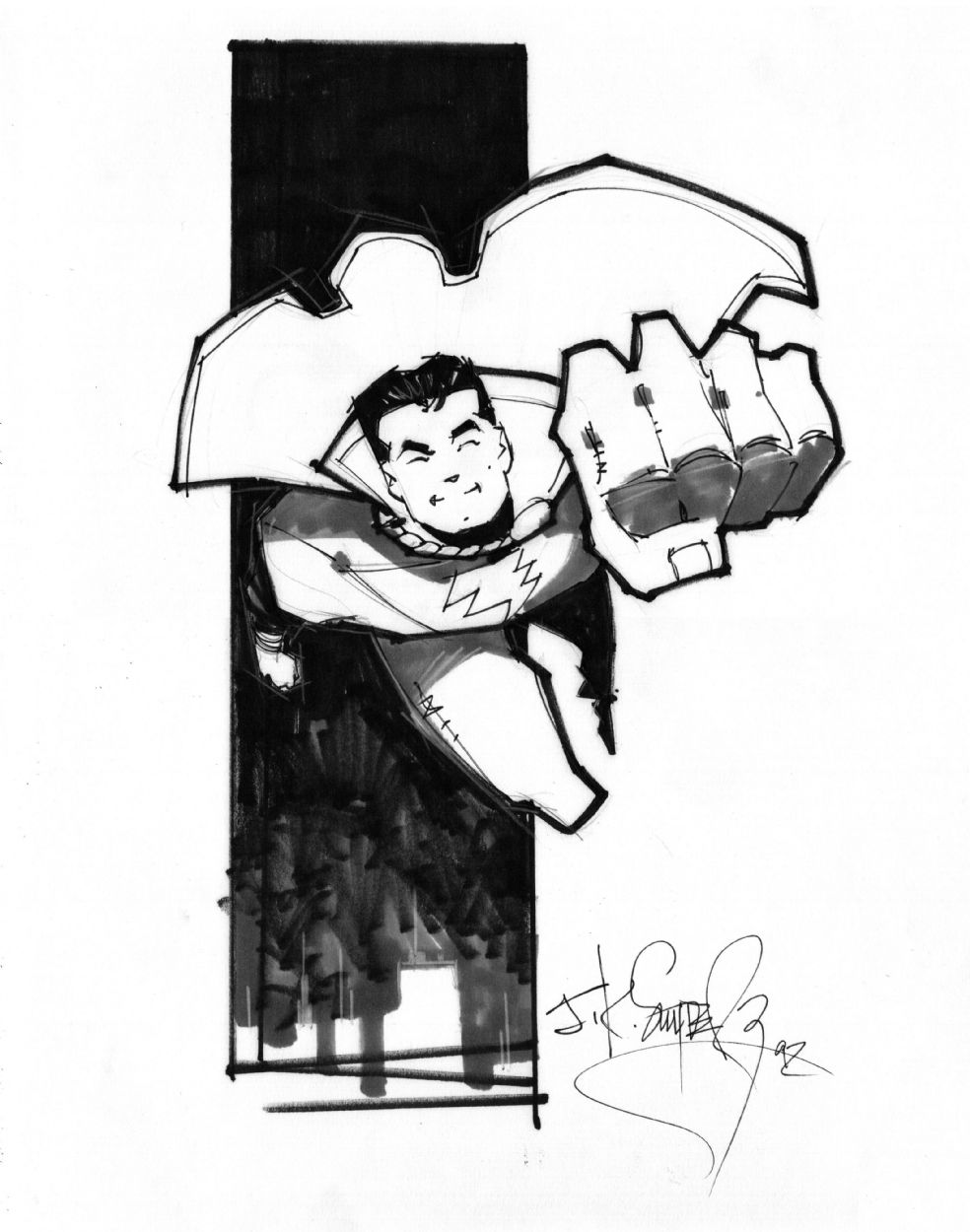 John K. Snyder III - Captain Marvel, in David Chavoya's Captain Marvel