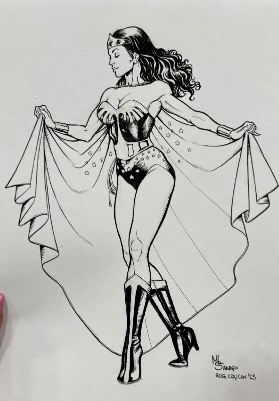 Wonder Woman , in Maria Laura Sanapo's Convention Sketches ...