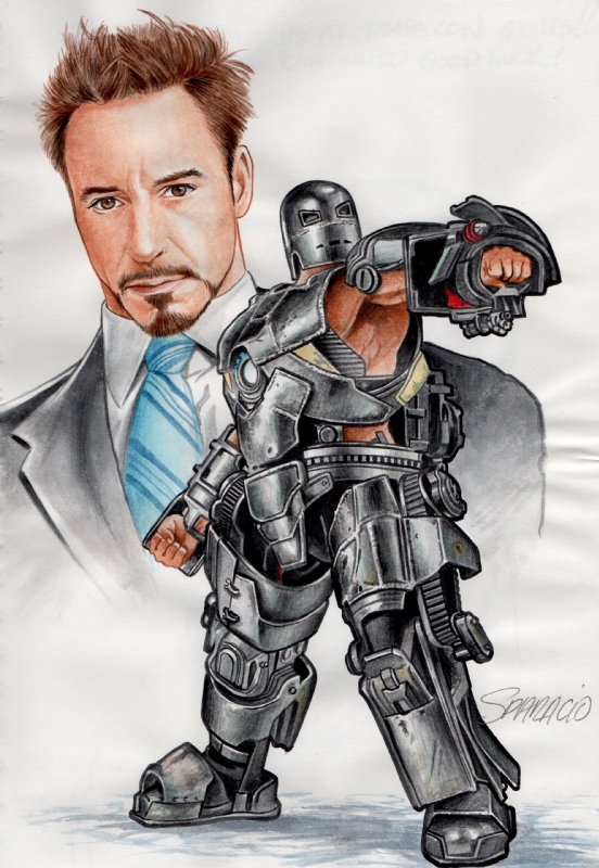 Drawing of iron man I did back in high school (2013) to now (2021). :  r/marvelstudios