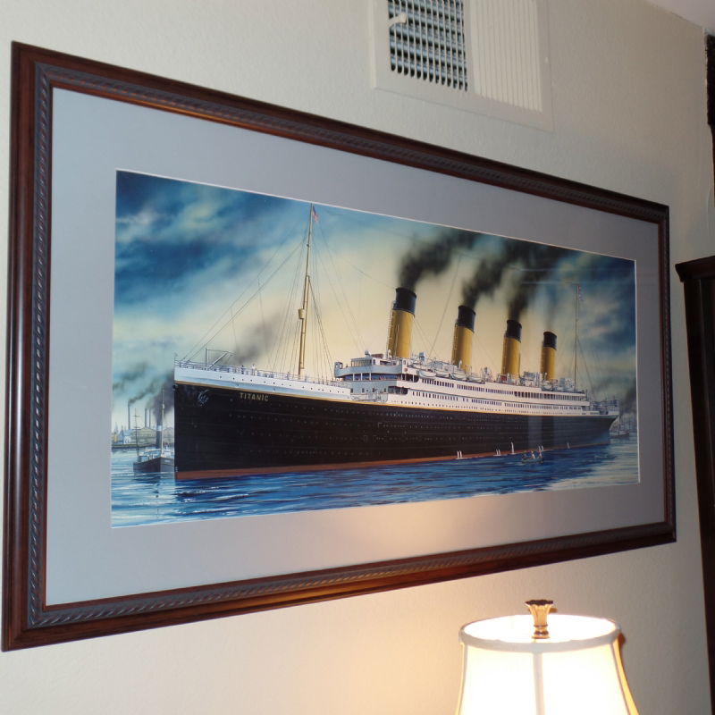 Titanic Original Museum-Framed Academy Minicraft Model Box Art, in ...