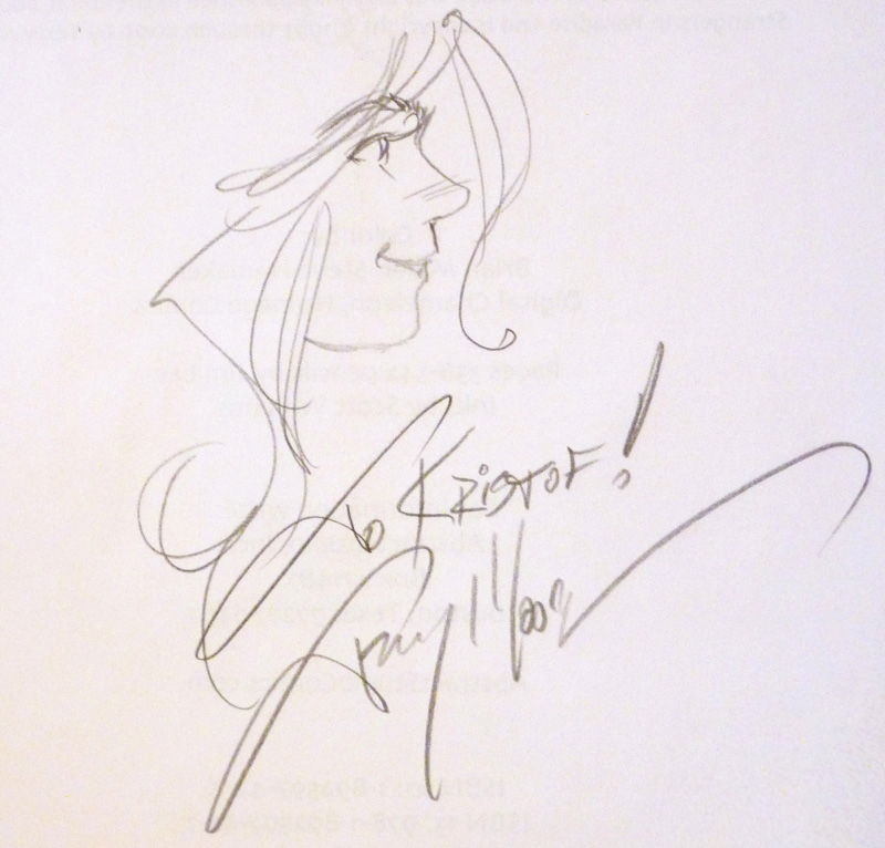 Terry Moore - Katchoo, in Kristof Spaey's Convention Sketches - US ...