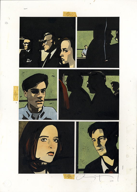 John Van Fleet - The X-Files #0 page 40, in Kristof Spaey's John 