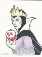 Evil Queen by Aaron Lopresti, Comic Art