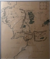 Map of Middle Earth by JRR and Christopher Tolkien and Alex Johnson Comic Art