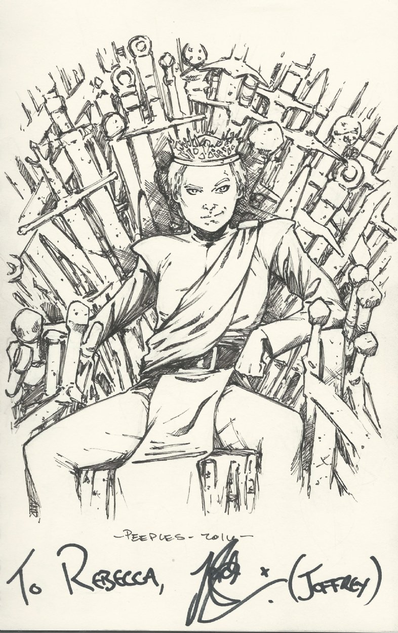 Sitting on the iron throne by Axcido on DeviantArt