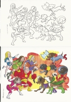 Legion of Super-Johnsons vs. the Fatal Furries by Thom Zahler Comic Art