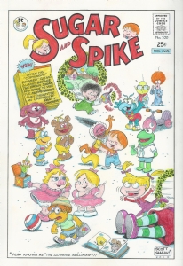 Sugar and Spike #100 Cover featuring The Muppet Babies by Scott Shaw Comic Art