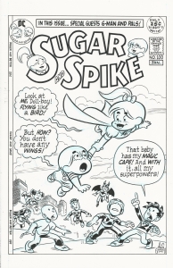 Sugar and Spike #100 Cover featuring G-Man and Friends by Chris Giarrusso, Comic Art