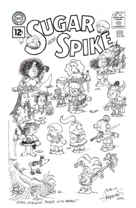 Sugar and Spike 100 Cover featuring the Groo crew by Sergio Aragones Comic Art