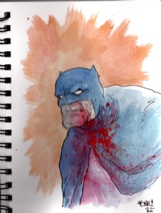 The Dark Knight by Tone Rodriguez Comic Art
