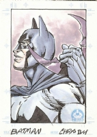 Batman (Hero Initiative Sketch Card) by Chris Ivy Comic Art