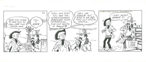 Rick O'Shay Daily (1959-03-11) by Stan Lynde Comic Art
