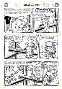 Sugar and Spike 85 pg 6 Mechanical  Comic Art