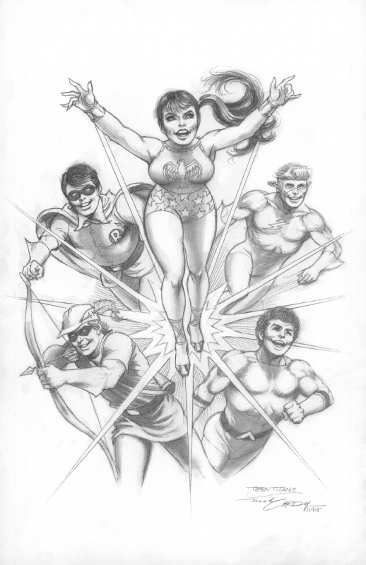 Teen Titans by Nick Cardy Comic Art