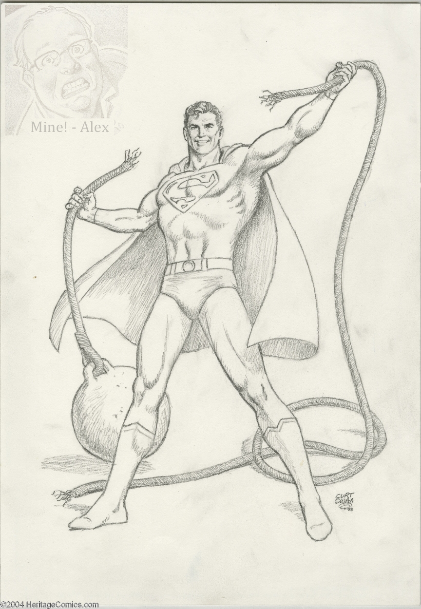 Superman by Curt Swan Comic Art