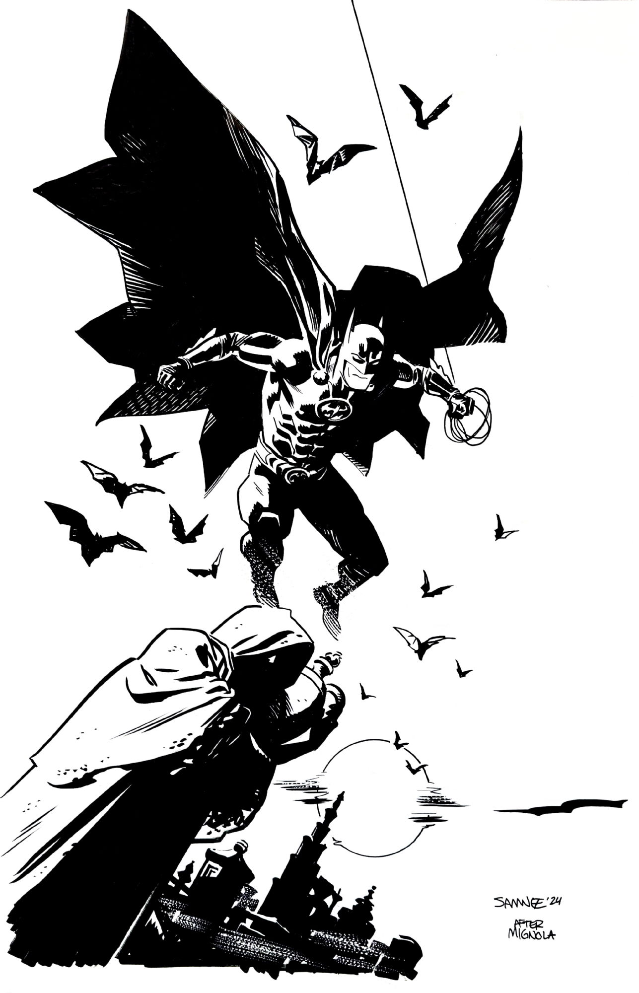 Detective Comics 1088 Variant Cover by Chris Samnee, in B Y's Covers ...