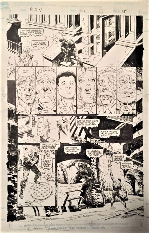 Punisher P.O.V. #1 Page 15, in Michael Selhorn's Original Art Comic Art ...