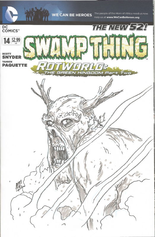 Swamp Thing - Andy Belanger, in James Hawkins's Thought Bubble - Leeds ...