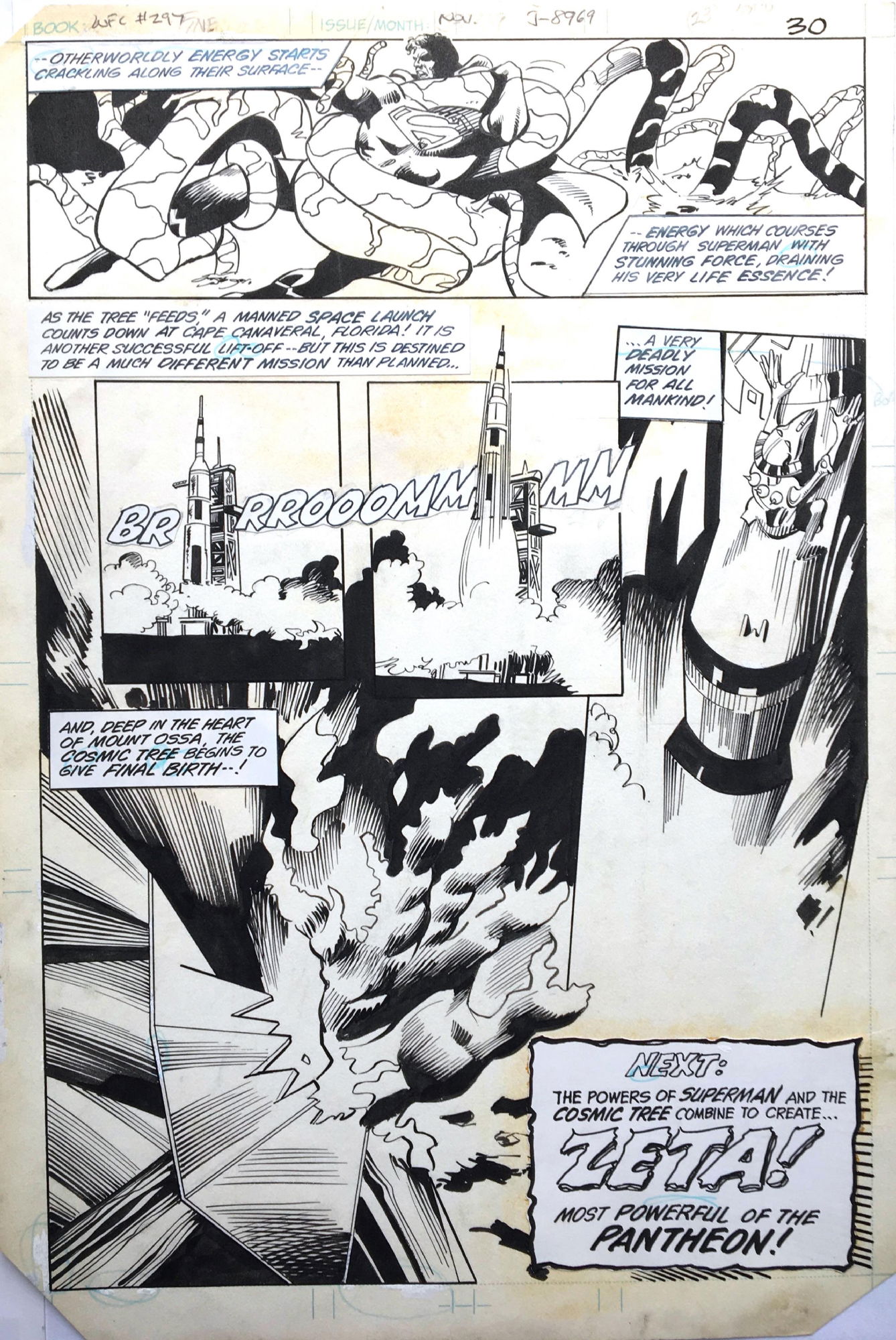 GENE COLAN SUPERMAN AND BATMAN WORLD'S FINEST #297, 1983, Final Page, in  Ardag B's ART FOR SALE / TRADE - Sold and/or Traded Comic Art Gallery Room